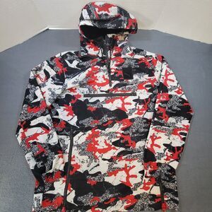 PUMA x Trapstar Jacket Mens Medium T7 Savannah Barbados Cherry Trap Camo Zip